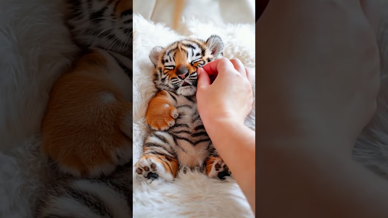 Cutest Baby Tiger Roaring for the First Time! 🐯 | Tiger Cub Adventures