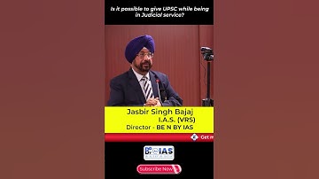 #upsc while being in #judicial #service ? | (VRS) #ias JASBIR BAJAJ SIR |
