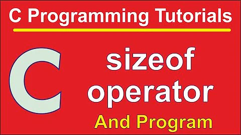 Sizeof operator is a compile time unary operator which can be used to compute the size of  operand.
