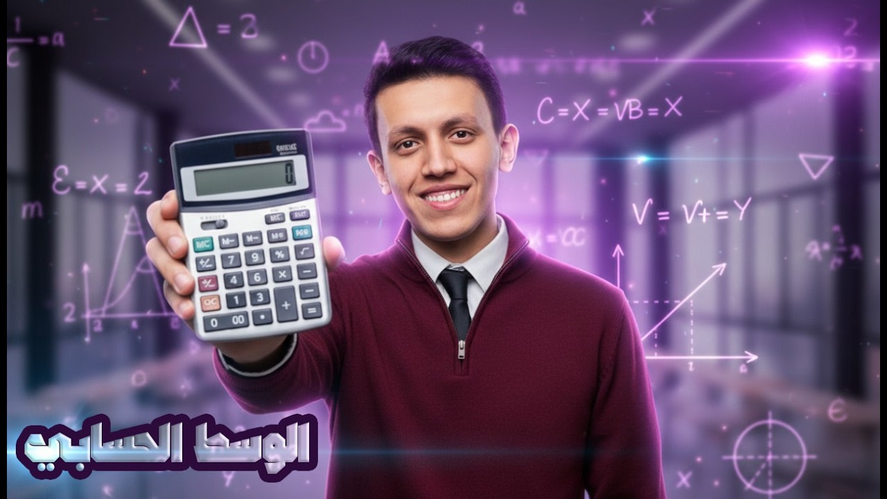 المحاضره الاولي شرح الوسط الحسابي في ماده الاحصاء للفرقه الاولي