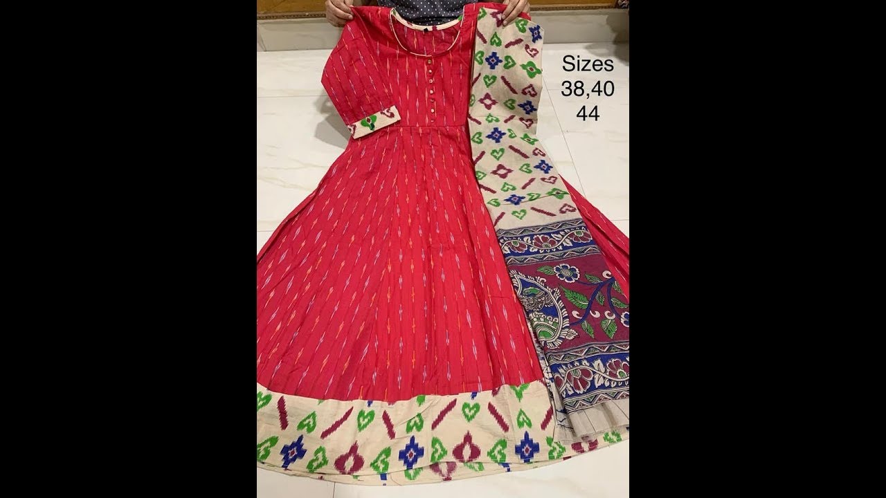 pochampally long frock