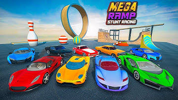 Unbelievable Mega Ramp Car Stunts | Mobile Gameplay | @AaminaGaming-YT 