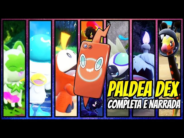 Pokédex da 9ª Geração - Todos os Novos Pokémon de Paldea