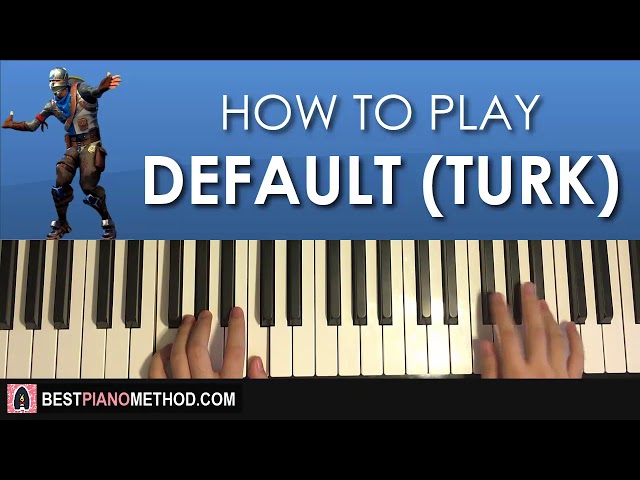 FORTNITE - Default Dance Music (Piano Tutorial Lesson) class=