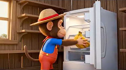 Monkey Farmer Fixes Tractor and plows Beet Field - Farm Work | Funny Monkey Kids