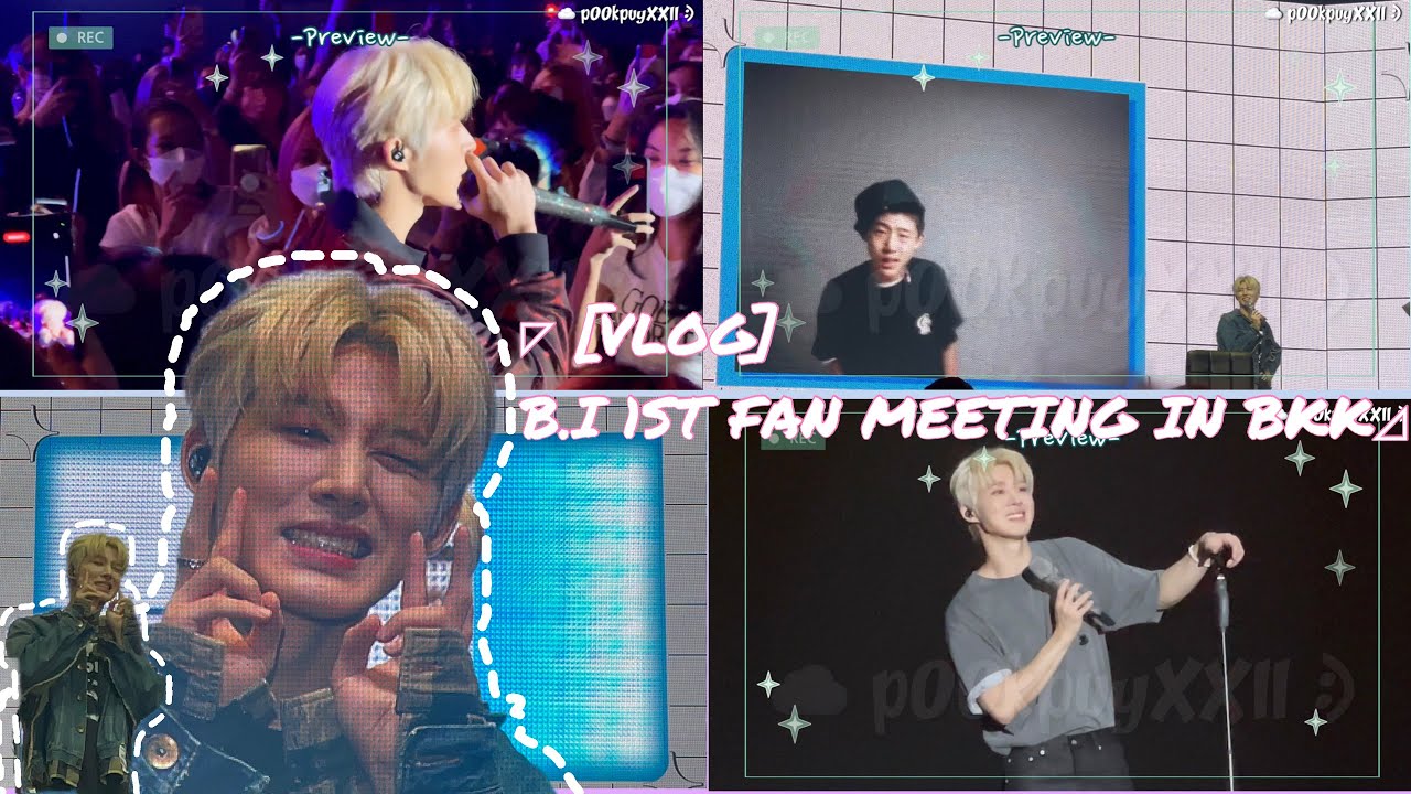 ~50mins 4K VLOG with B.i 1st Fan Meeting [B.I OFFLINE] in Bangkok 20220821