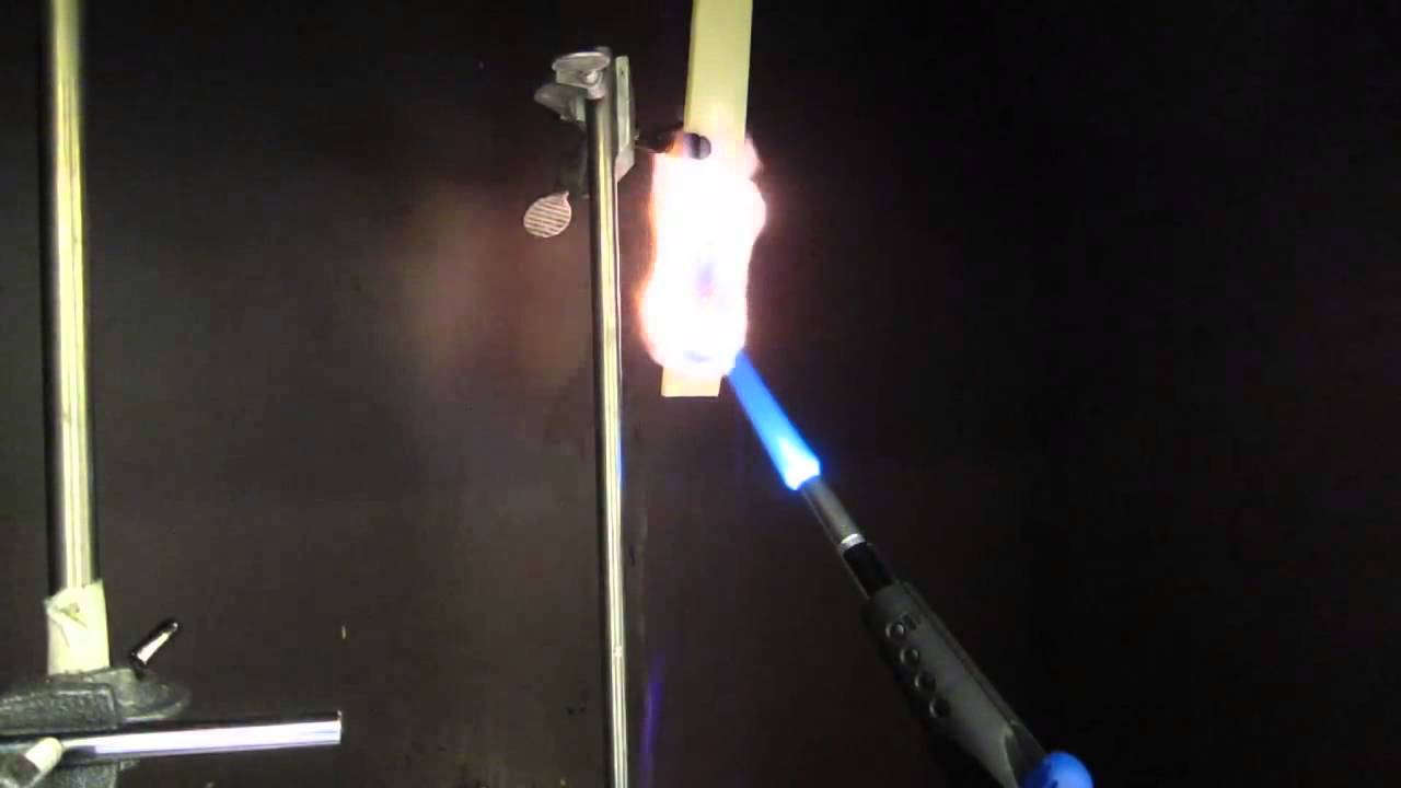 Surface spread flame test