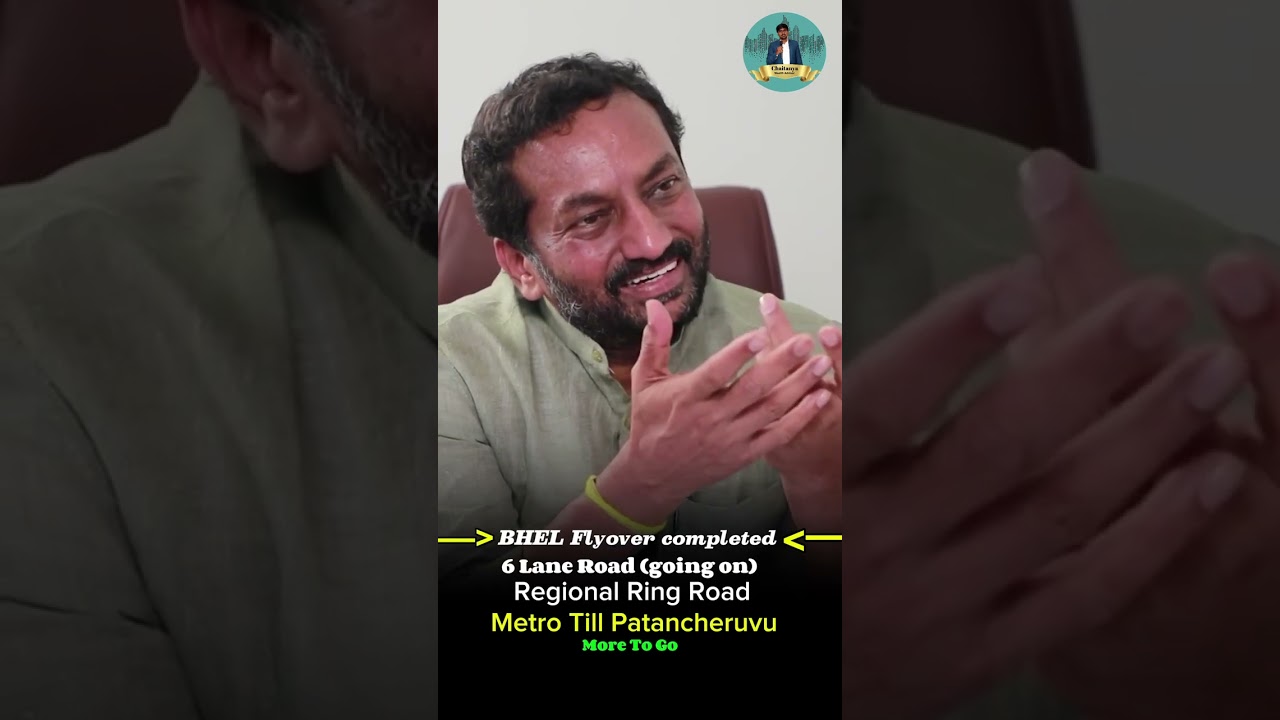 Miyapur to Sangareddy 6 line Road | BHEL Flyover | Patancheru Metro #raghunandanrao #checkopenplots