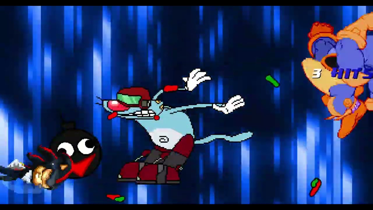 Mugen Request - Zeeky H. Bomb & Shadow VS Thanos & Oggy