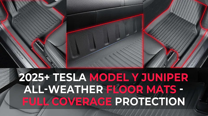 2026 Model Y Juniper All Weather Floor Mats -  Full Coverage Protection！