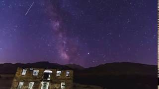 Milky way Timelapse Video (uncropped) in Greece August 2019