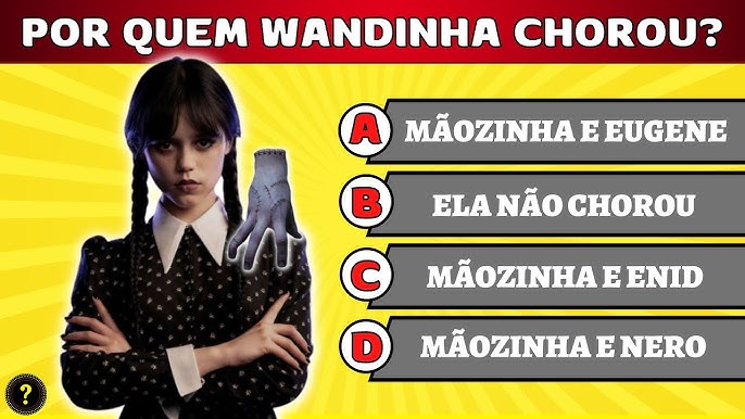 Wandinha Addams, Quiz sobre os personagens