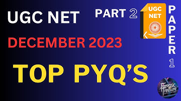 UGC NET December 2023 | PYQ