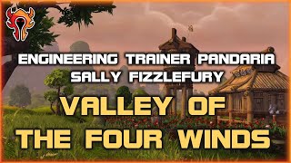 ENGINEERING TRAINER PANDARIA - Sally Fizzlefury - Valley of The Four Winds - World of Warcraft