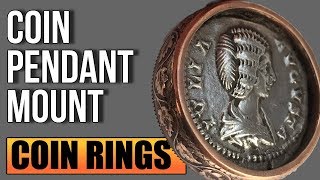 COIN RING PENDANT How to mount a coin inside a coin ring