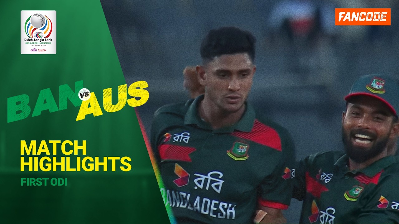 Bangladesh Demolish Australia by 86 Runs in the 1st ODI | Bangladesh vs Australia Highlights