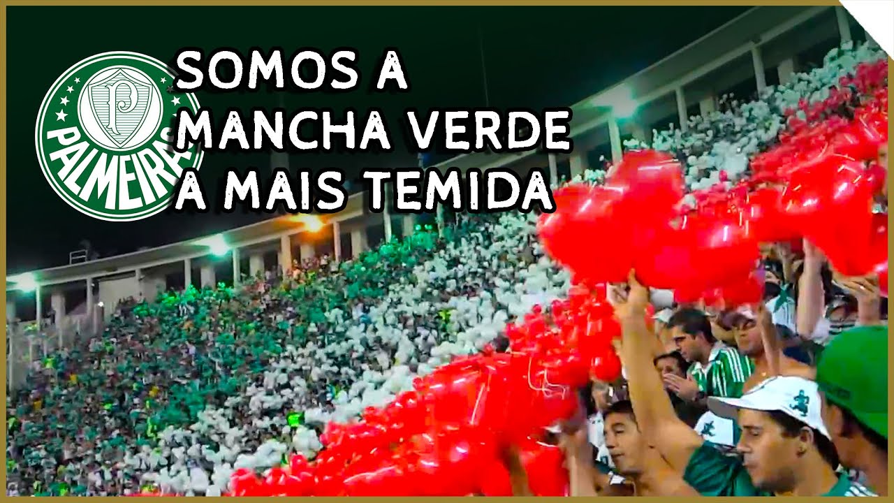 Somos a Mancha Verde a mais temida - [LEGENDADO] Canto da Torcida do  Palmeiras 