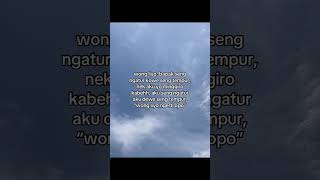 Wong Liyo Ngerti Opo #fromkatabijak #katahatimotivasi #katakatabagus #quotes #shotrs #sad