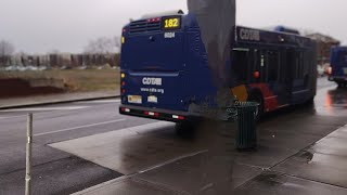 CDTA NEW FLYER 6024 ON ROUTE 182 TO DOWNTOWN ALBANY