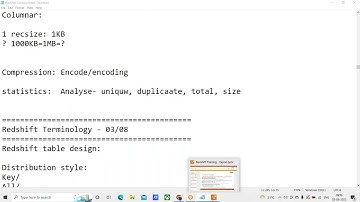 6. Redshift Data Distribution   Distribution Styles  part  1