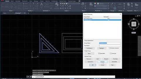 AutoCAD 2021 Tutorial: Groups(VIII) -- how to use Group Manager?