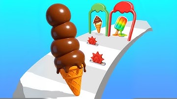 Stacky Ice Cream Runner - Gameplay Walkthrough Tutorial NEW Mobile Games (Android,ios)