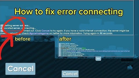 How to fix error connecting growtopia 2025✔️