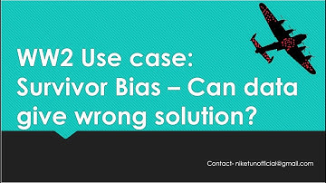 Survivor Bias| Can data give wrong solution?2 min Topics| World War 2 Use Case| Tech Talk with Niket