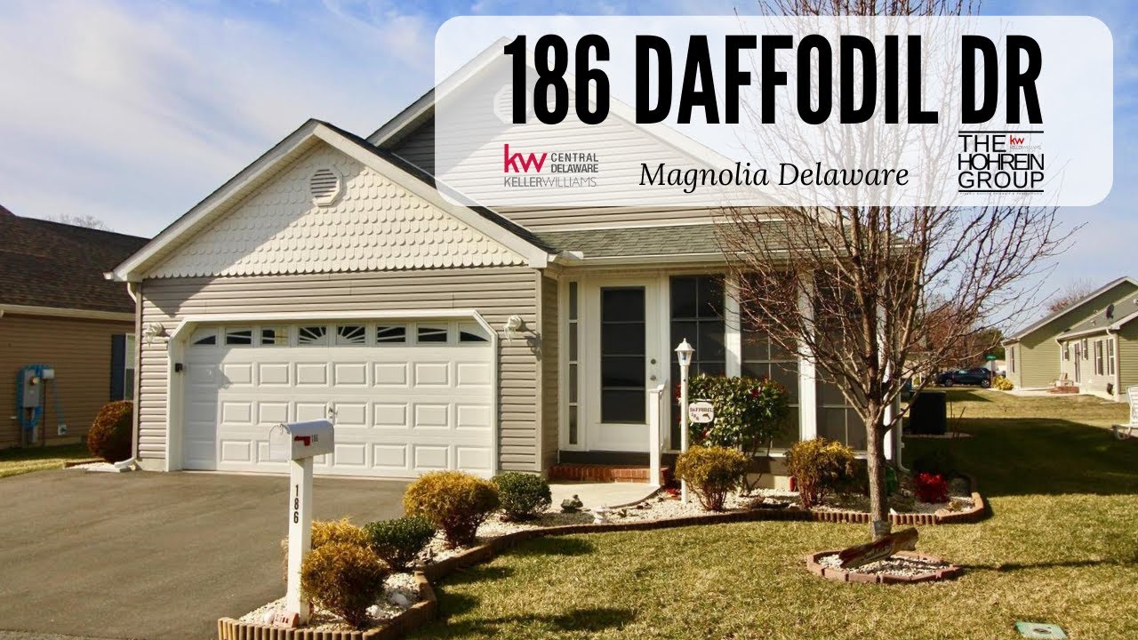 186 Daffodil Drive, Magnolia Delaware 19962 YouTube