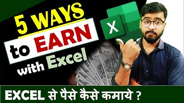 Excel : 5 Ways to Earn Using Excel | Earn Money Online | Excel Earning #earnmoneyonline