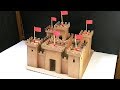 como hacer un castillo de carton (cardboard castle)