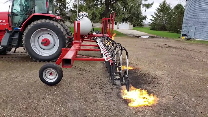NEW Row Crop Flame weeder for Organic Farm Weed Control