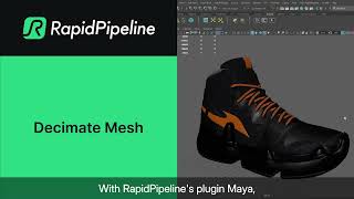 Mesh Decimation in Maya Made Easy | Reduce Polygon Count with RapidPipeline