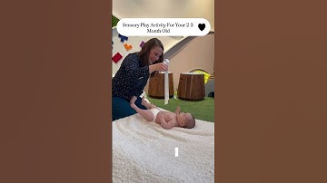 Engaging Sensory Play Activity For Your 2-3 Month Old Baby.