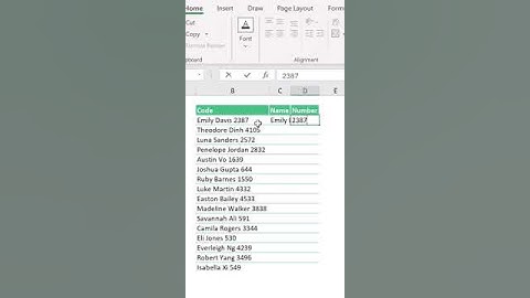 Separate NUMBERS from TEXT in Excel in 1 second #shortvideo #excel #exceltips #viralvideo #shorts