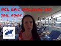 NCL Epic Day 1 - Exploring and Sail Away Norwegian Cruise vlog Ep 2