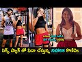 Niharika Konidela flaunts her abs
