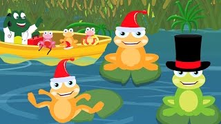 пять маленьких лягушек | детские песни | потешки для детей пять маленьких лягушек | детские песни | потешки для детей
