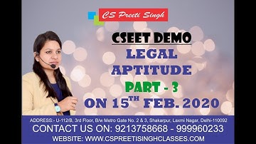 CSEETI Demo All about CSEET (Part 3)| CSEET Launched by ICSI | DEMO I best cs classes