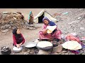 Nomadic Life Documentary: Nomadic Mother Cooking Organic Food | Live in the Mountain Under the Tent