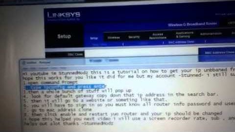 How to get your IP Unbanned from TTG