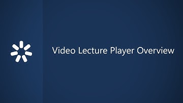 Video Lecture Player Overview