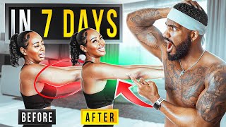Get Rid Of FLABBY ARMS In 7 DAYS! No Equipment Arm Workout Challenge