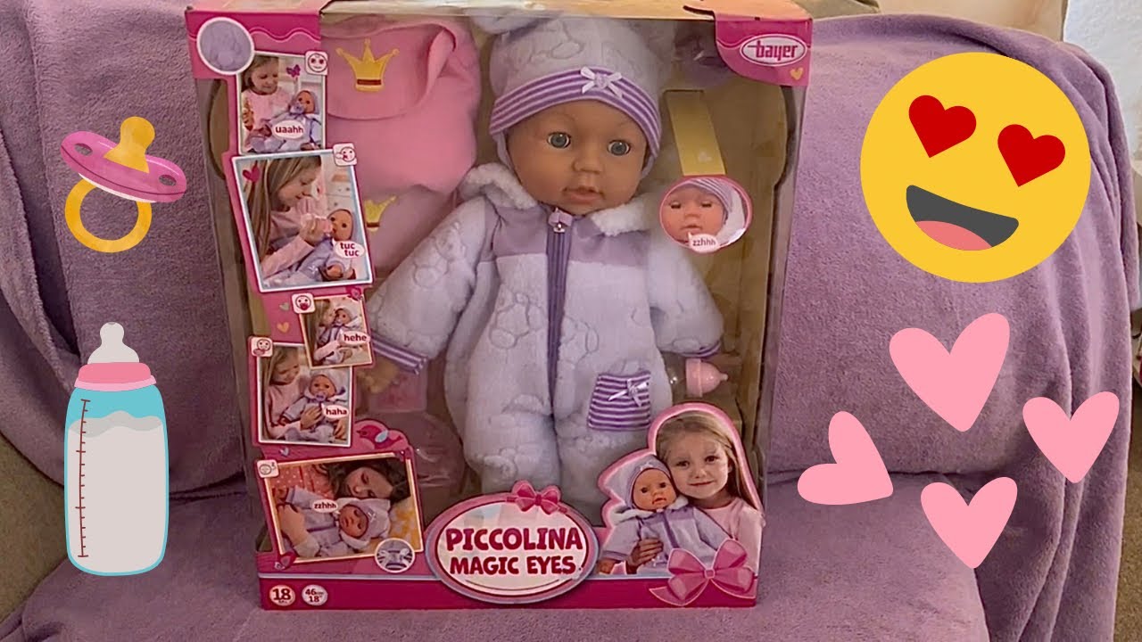 MAGIC EYES Baby Piccolina by Bayer Design! 😍💜 - YouTube