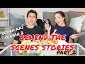 Behind the Scenes MUKBANG! - Cobra Kai Season 2 Stories || PART 2