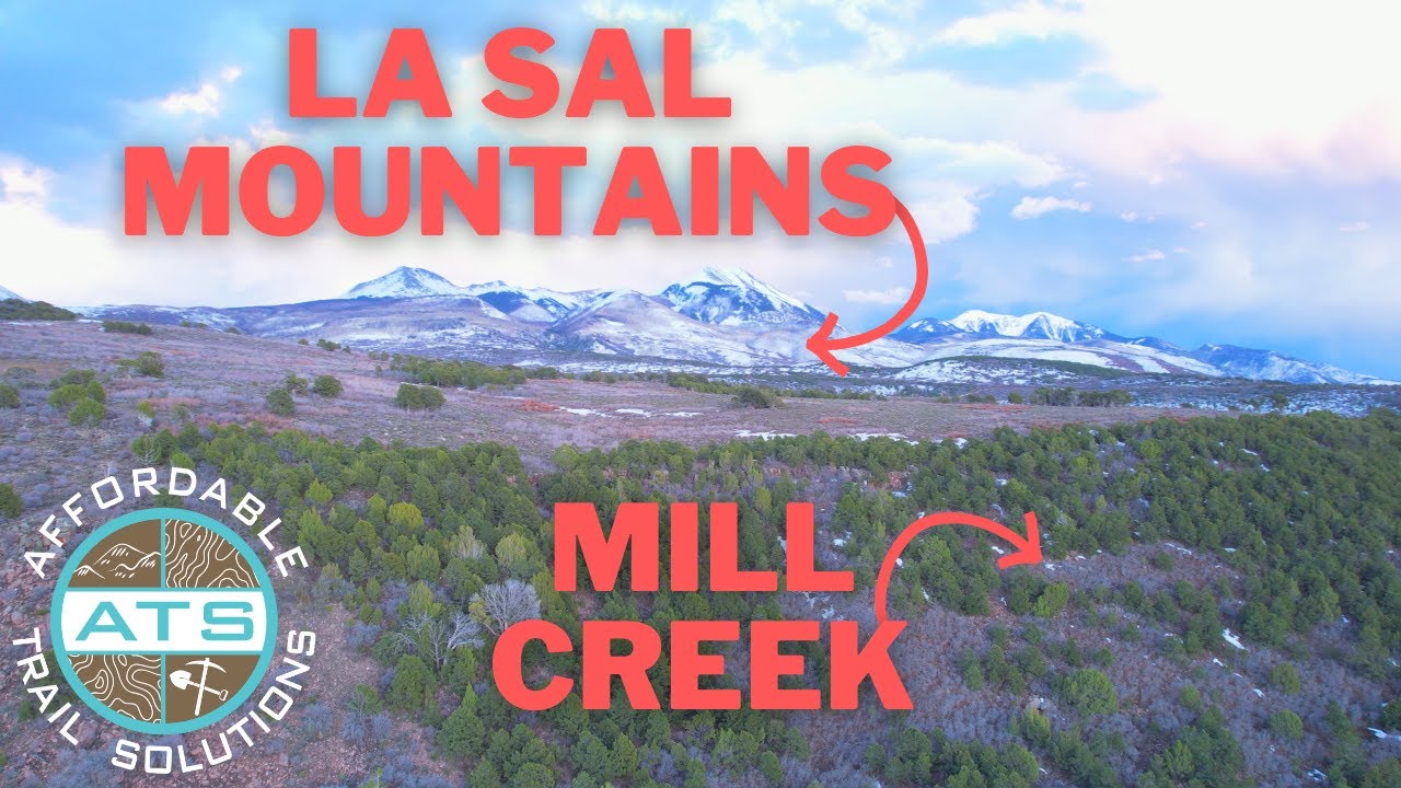 Moab Utah | La Sal Mountains | Mill Creek | DJI Air 2s | Drone 4K |