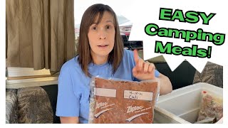 Pop Up Camping Meal Plan, Recipe Ideas & Hacks