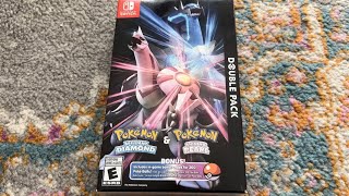 Unboxing Pokémon Brilliant Diamond & Pokemon Shining Pearl Double Pack #NintendoSwitch