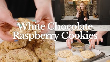 White Chocolate Raspberry Cookies Recipe | Jane’s Patisserie