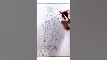 Military Soldier #drawing #specialforces #military #army #howtodraw #soldier #soldiers #armydrawing